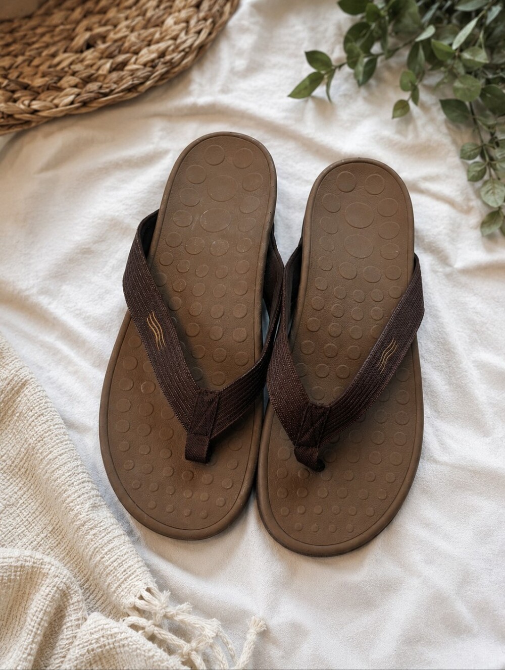 #2091 Unisex Vionic Wave  Orthotic Flip Flops